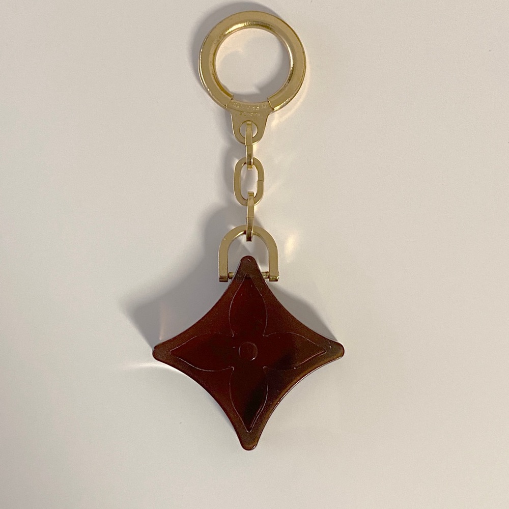Rare Authentic Louis Vuitton Acrylic Key Ring